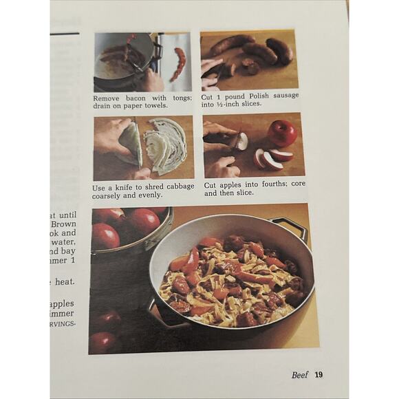 Betty Crocker Step By Step Picture Cookbook 1983 Hardcover First Printing - Picture 5 of 6